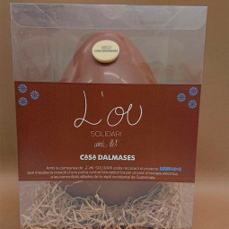 Huevo de pasqua de chocolate con leche (500g)